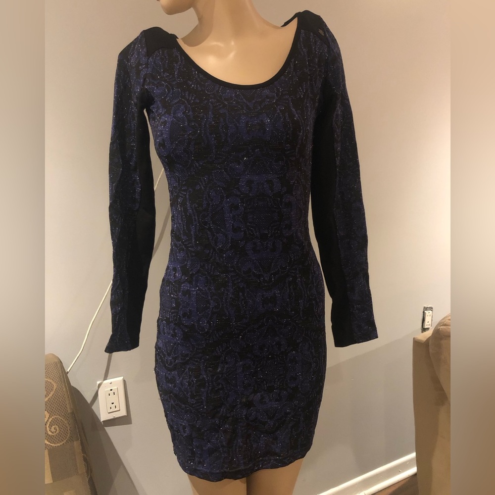 DEPT **Navy Sparkle Dress**
